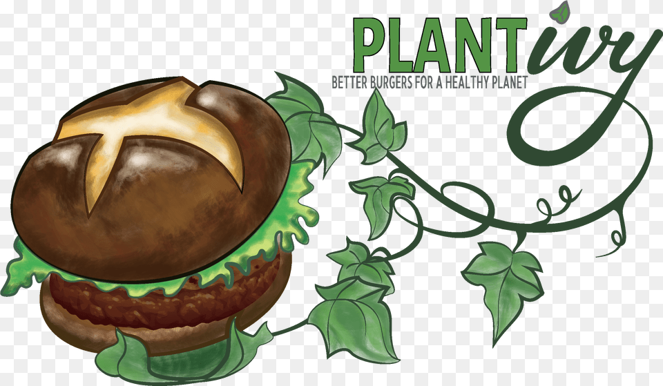 Plant Ivy Catering And Food Truck Hamburger Bun Png Image