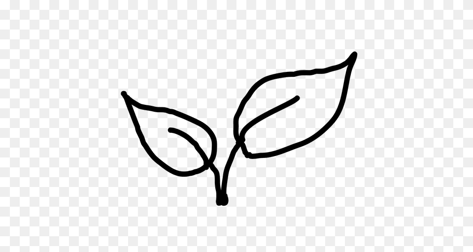 Plant Leaf Outline, Accessories, Glasses, Bow, Weapon Png