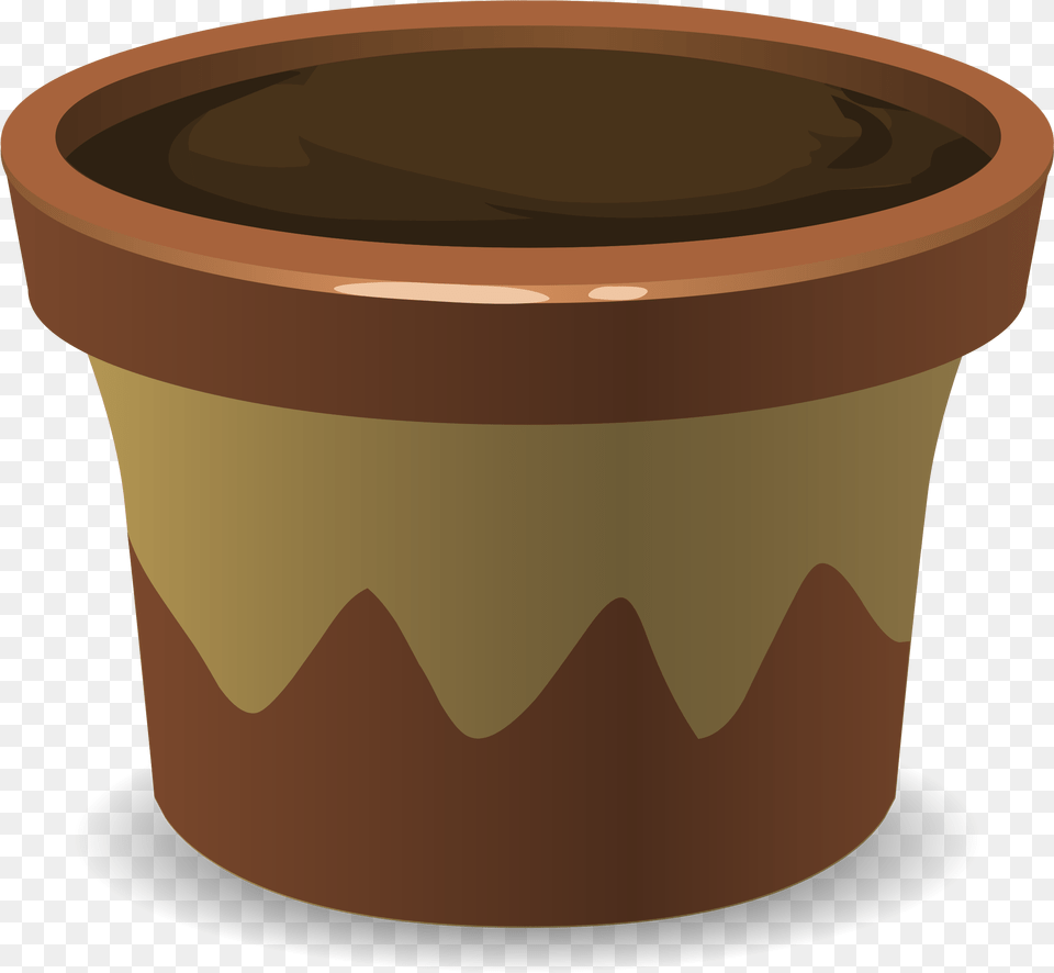 Plant Pot From Glitch Clip Arts Plant Pot Clipart, Pottery, Cookware, Jar, Food Free Png Download