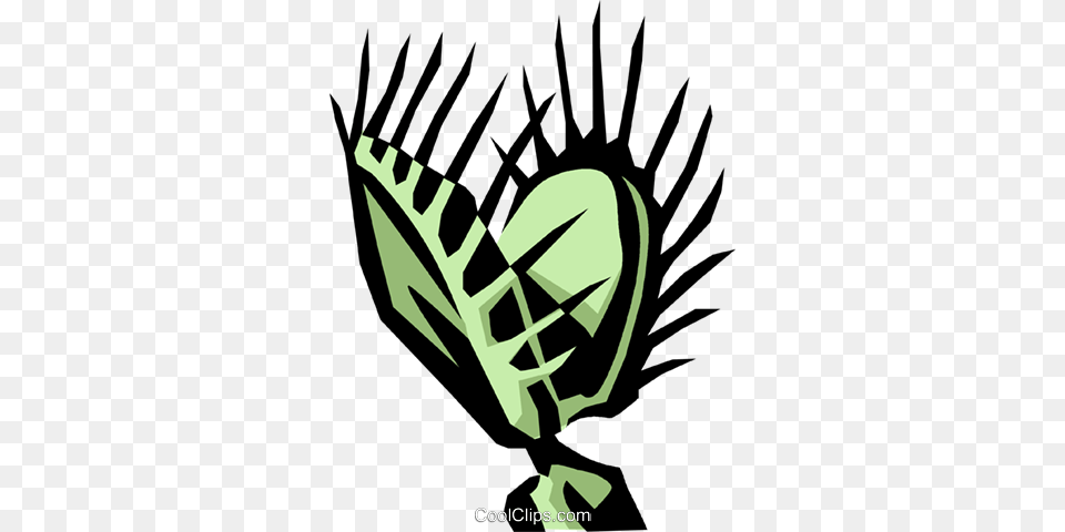 Plant Venus Flytrap Royalty Vector Clip Art Illustration, Person, Electronics, Hardware Png Image