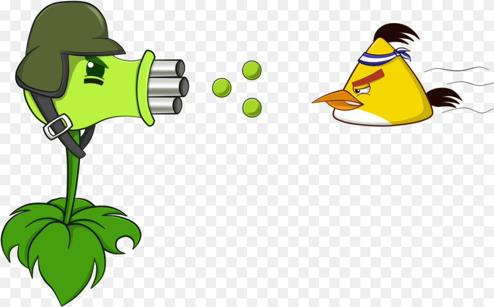 Plant Vs Bird 3 By Antixi On Clipart Library Angry Birds Y Zombies, Green, Tennis Ball, Ball, Tennis Png Image