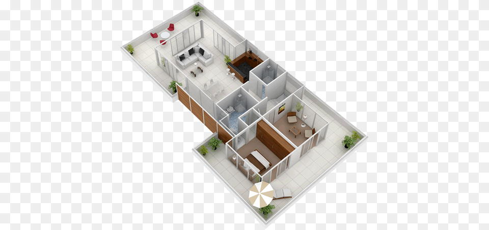 Planta Baixa Moderna 2 266x2432x Architectural Rendering, Cad Diagram, Diagram, Floor Plan, Plant Png