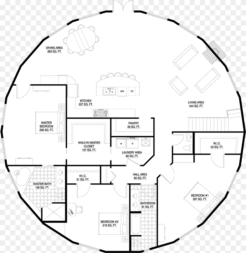 Planta Fachadas De Casas Circle Gallery Plan, Chart, Diagram, Plot, Floor Plan Free Transparent Png