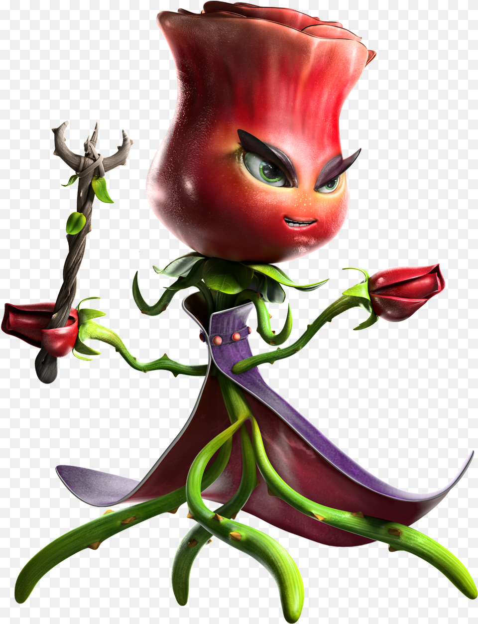 Planta Vs Zombie Rosa, Flower, Plant, Rose Free Png