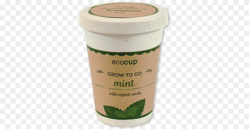 Plantable Pot With Seeded Paper Pflanzbecher Ecocup Chili Feel Green, Herbs, Plant, Dessert, Food Png
