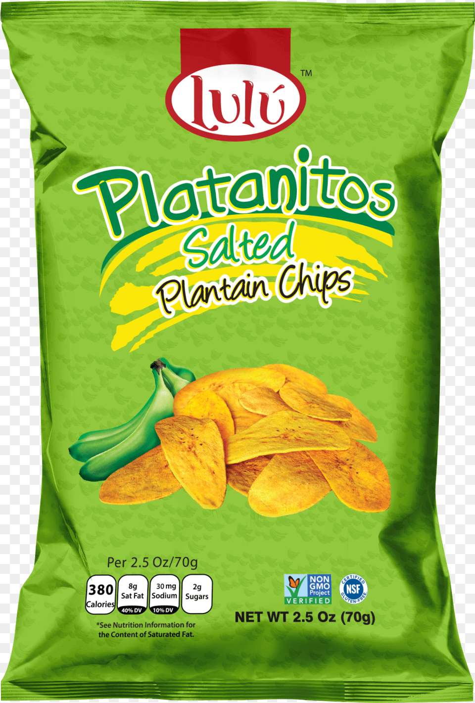Plantainchips Lulu Plantain Chips Salted, Food, Snack, Bread, Produce Png Image
