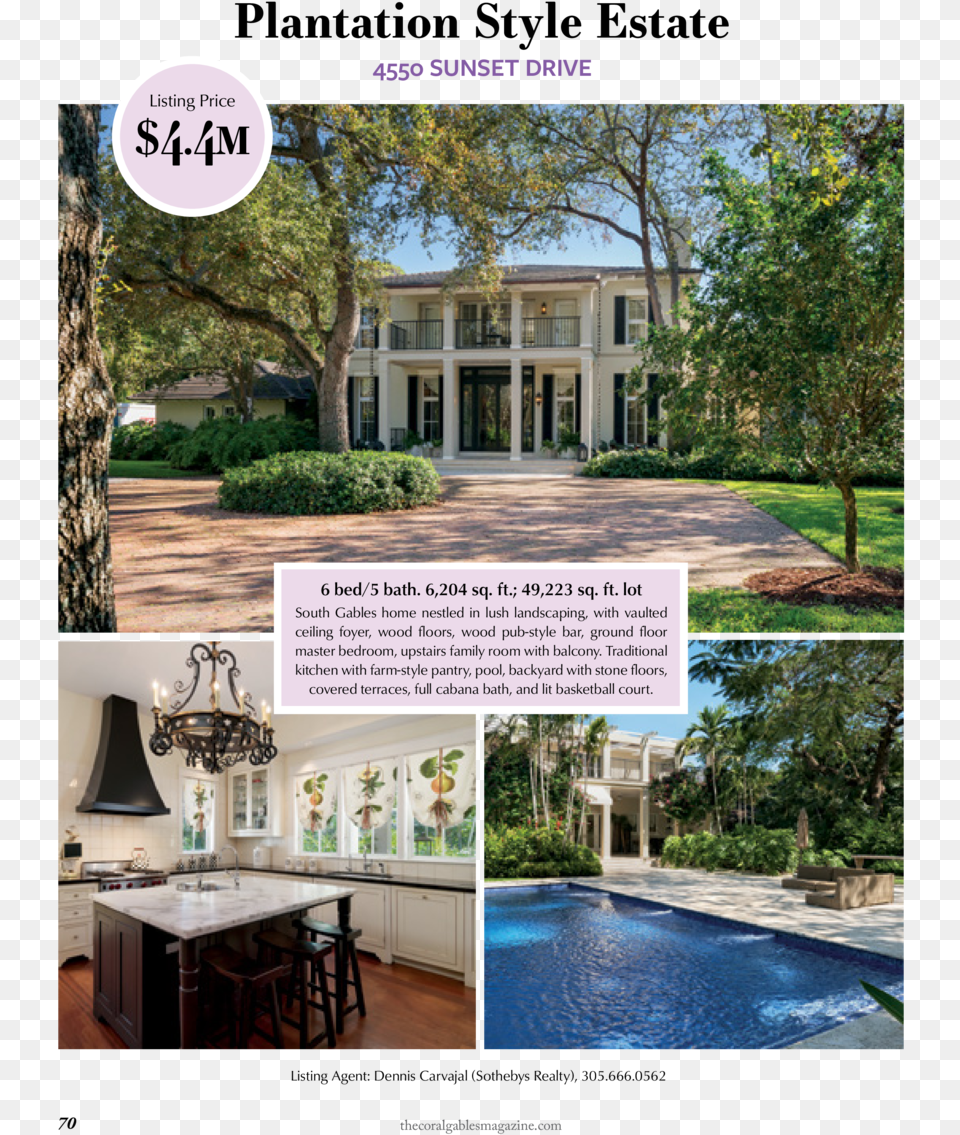 Plantation Style Estate 4550 Sunset Drive Listing Price Square Foot, Chandelier, Lamp, Architecture, Building Png