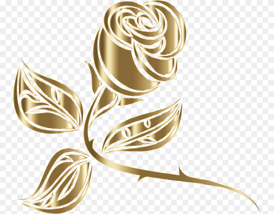 Plantflowercommodity Flower Rose Gold Vector, Bronze, Text Free Transparent Png