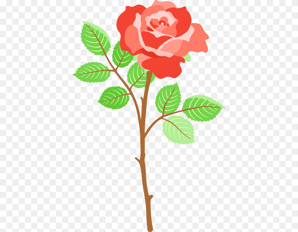 Plantflowerleaf Artistic Rose, Flower, Plant, Leaf Free Png Download