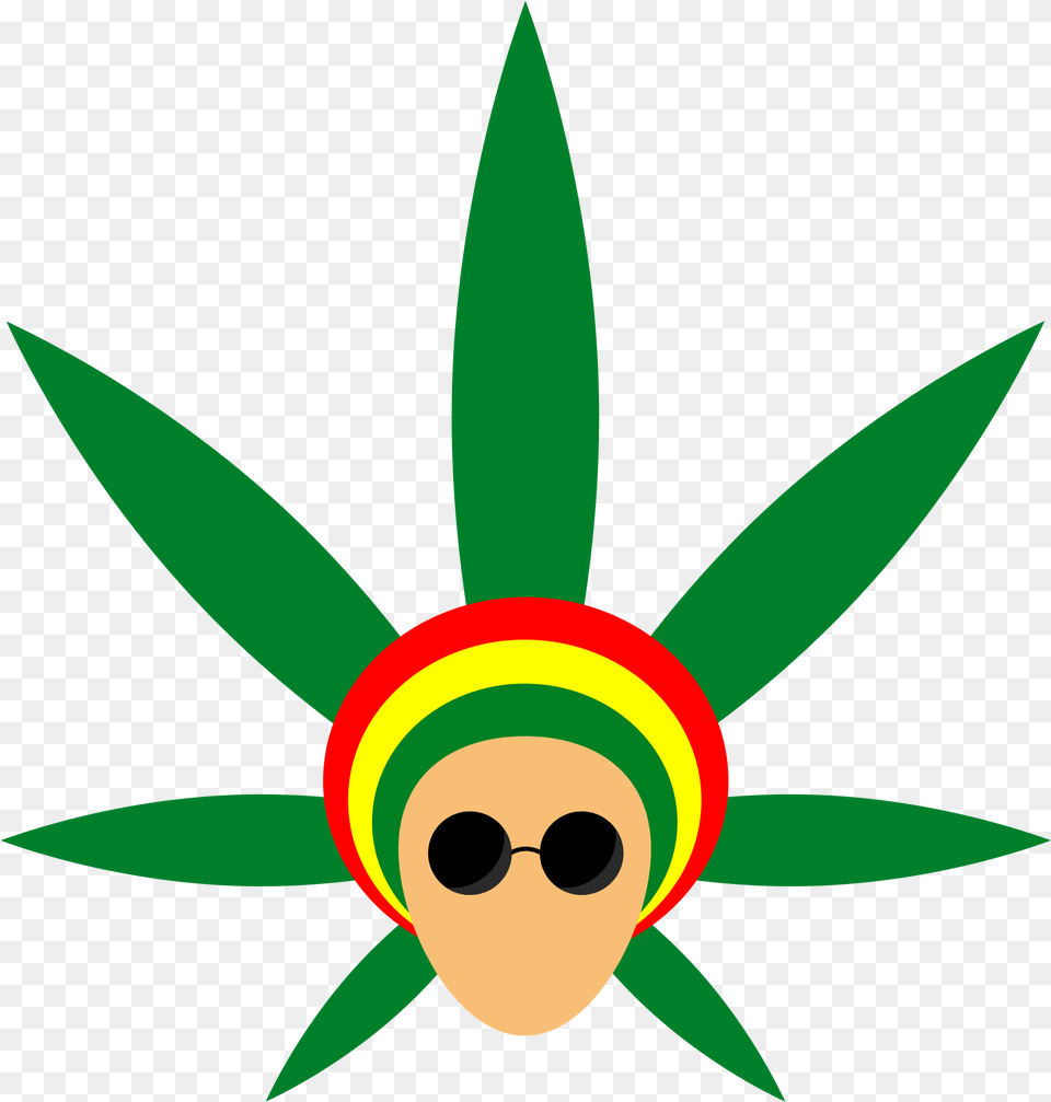 Plantflowerleaf Reggae, Leaf, Plant, Face, Head Png