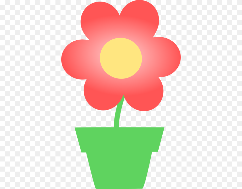 Plantflowerpetal Simple Flower Clip Art, Potted Plant, Plant, Daisy, Petal Free Png Download