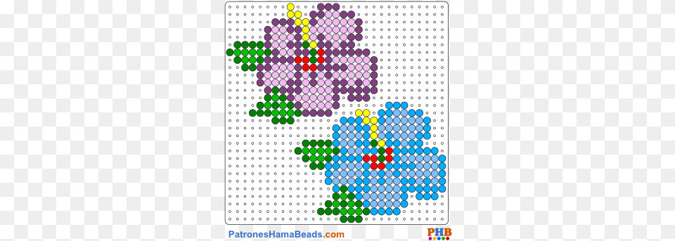 Plantilla Hama Beads Flores Perler Bead Patterns Flowers Free Png Download