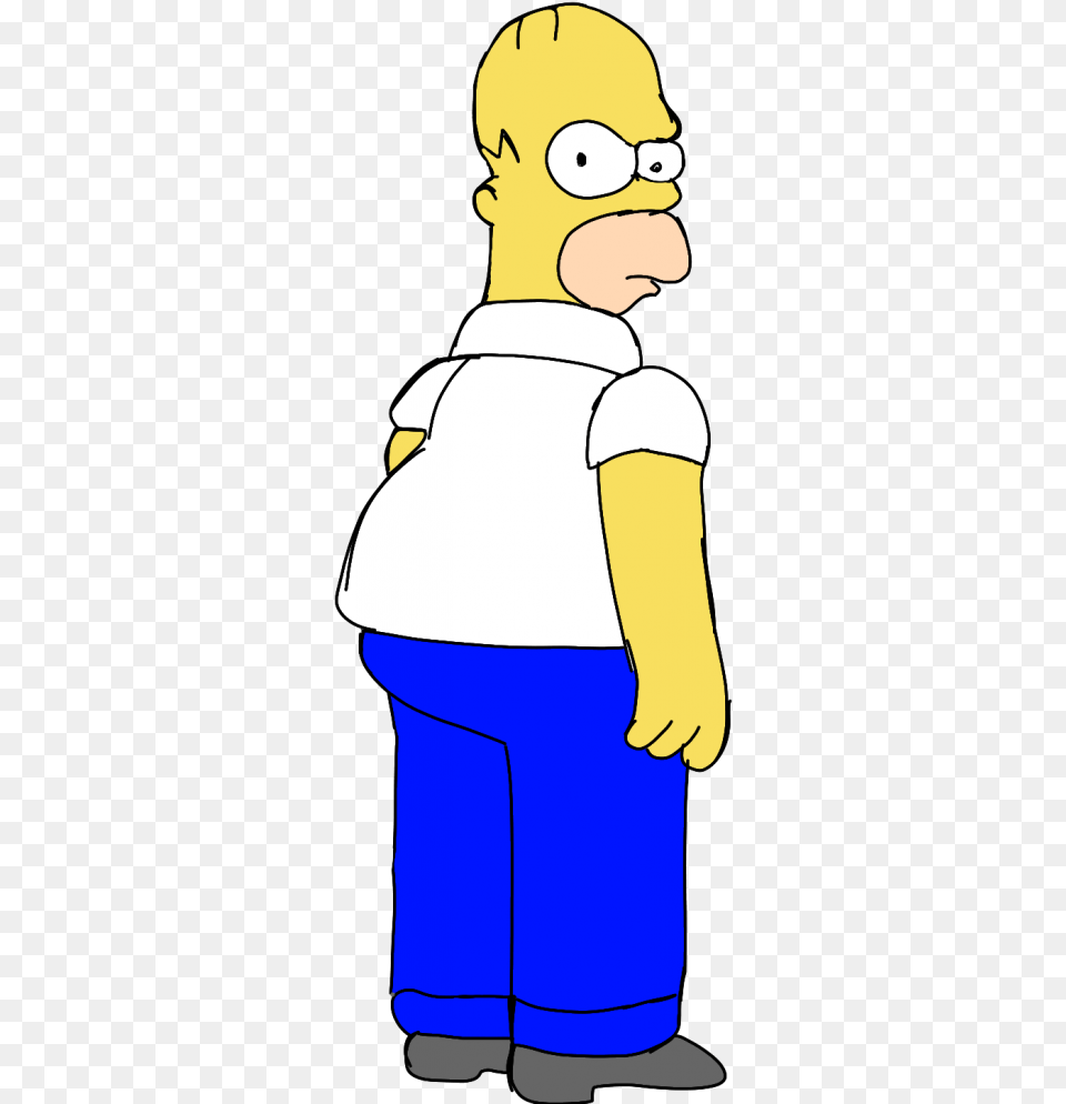 Plantilla Homero Haciendo Drama Meme De Homero Ofendido, Baby, Person, Cartoon, Face Free Png