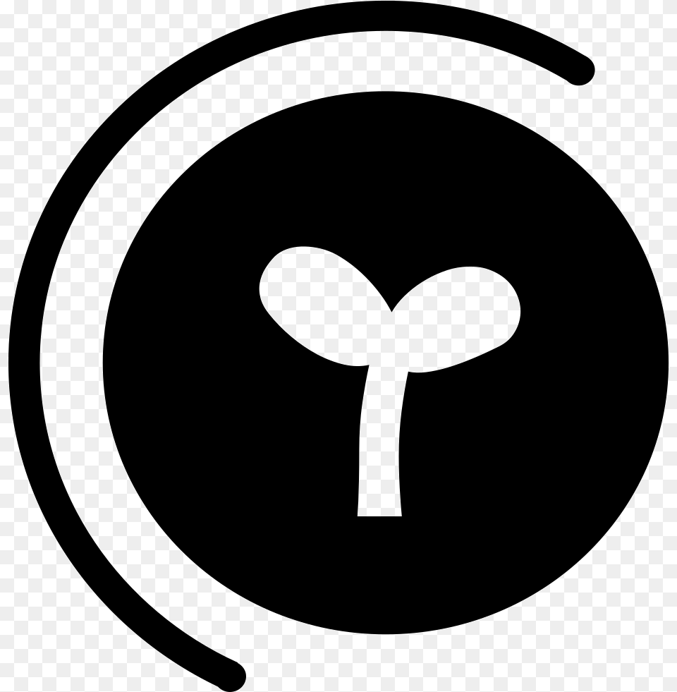 Planting Technology Icon Circle, Stencil, Symbol Png