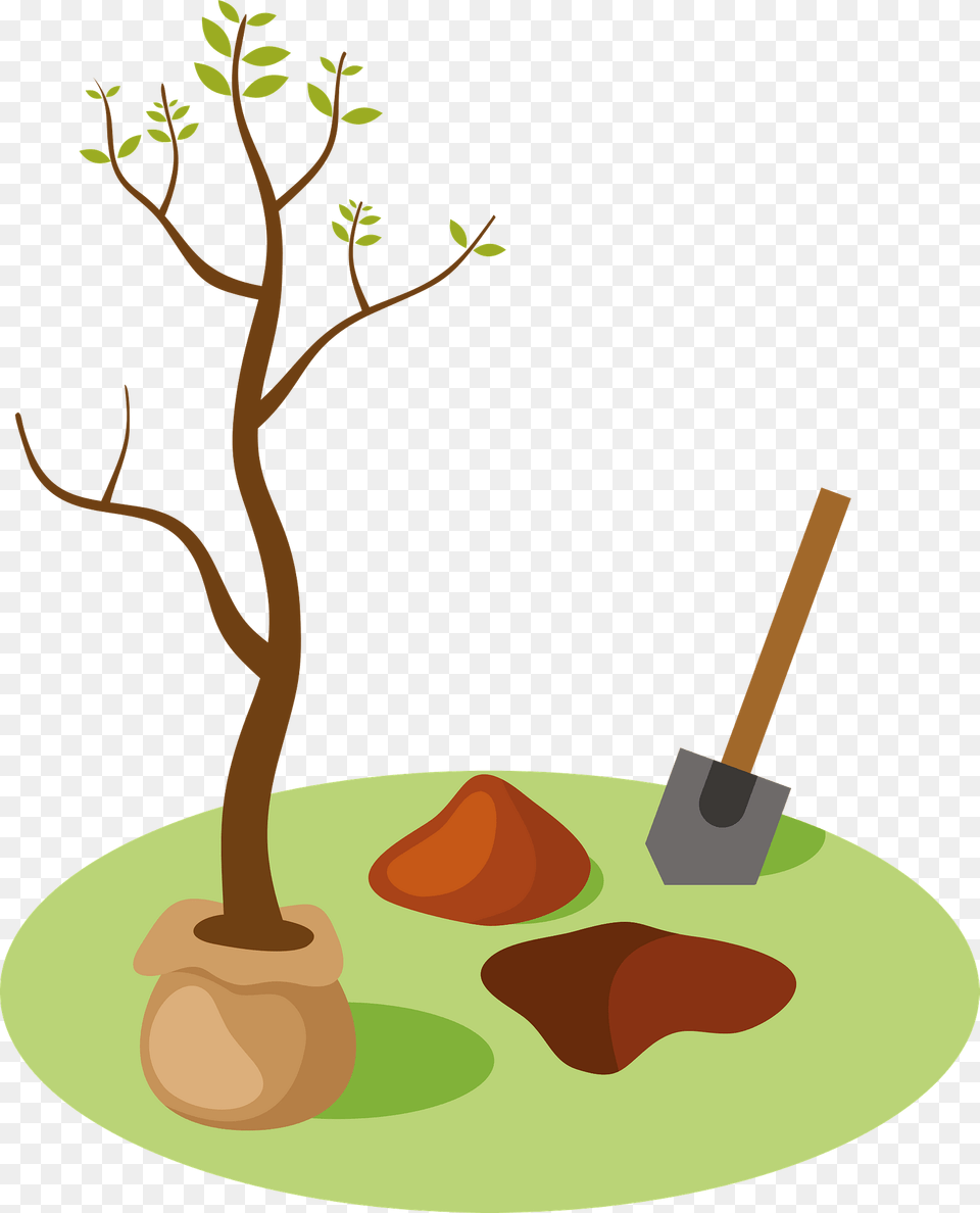 Planting Tree Clipart, Art, Painting Free Transparent Png