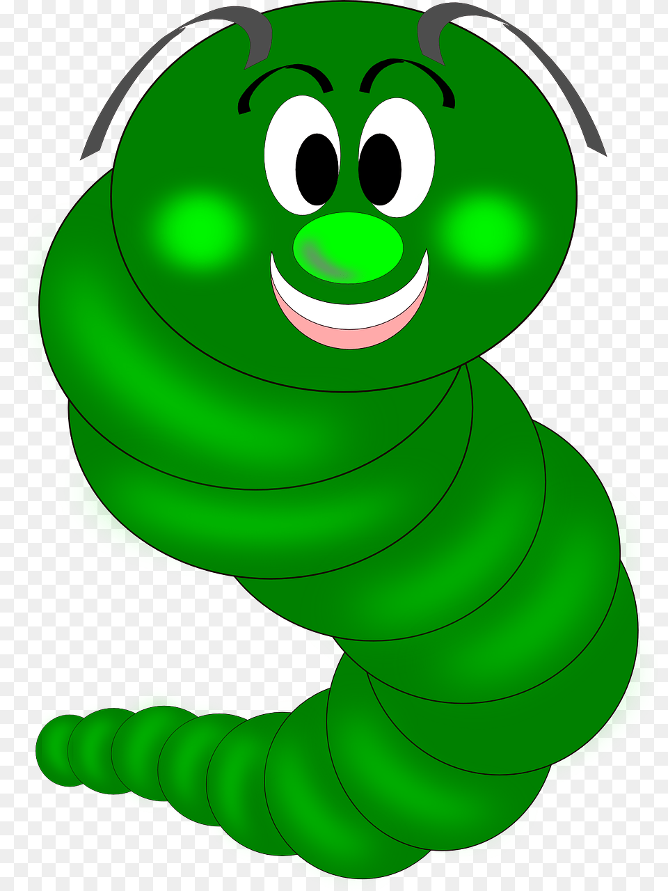 Plantleaffood Cartoon Glow Worm, Green, Baby, Person, Animal Png