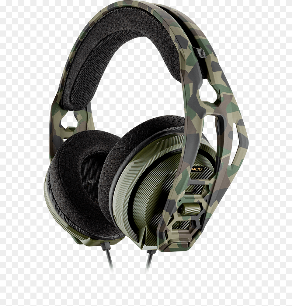 Plantronics Rig 400 Camo, Electronics, Headphones Png