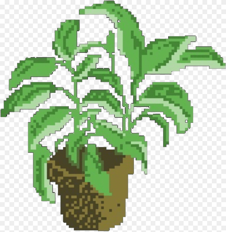 Plants Aesthetic Pixel Plant, Herbal, Pottery, Potted Plant, Planter Png