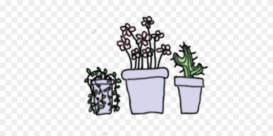 Plants Cactus Succulent Drawing Pastel Cute Aesthetic Plants Are Friends Quotes, Plant, Potted Plant, Jar, Planter Png