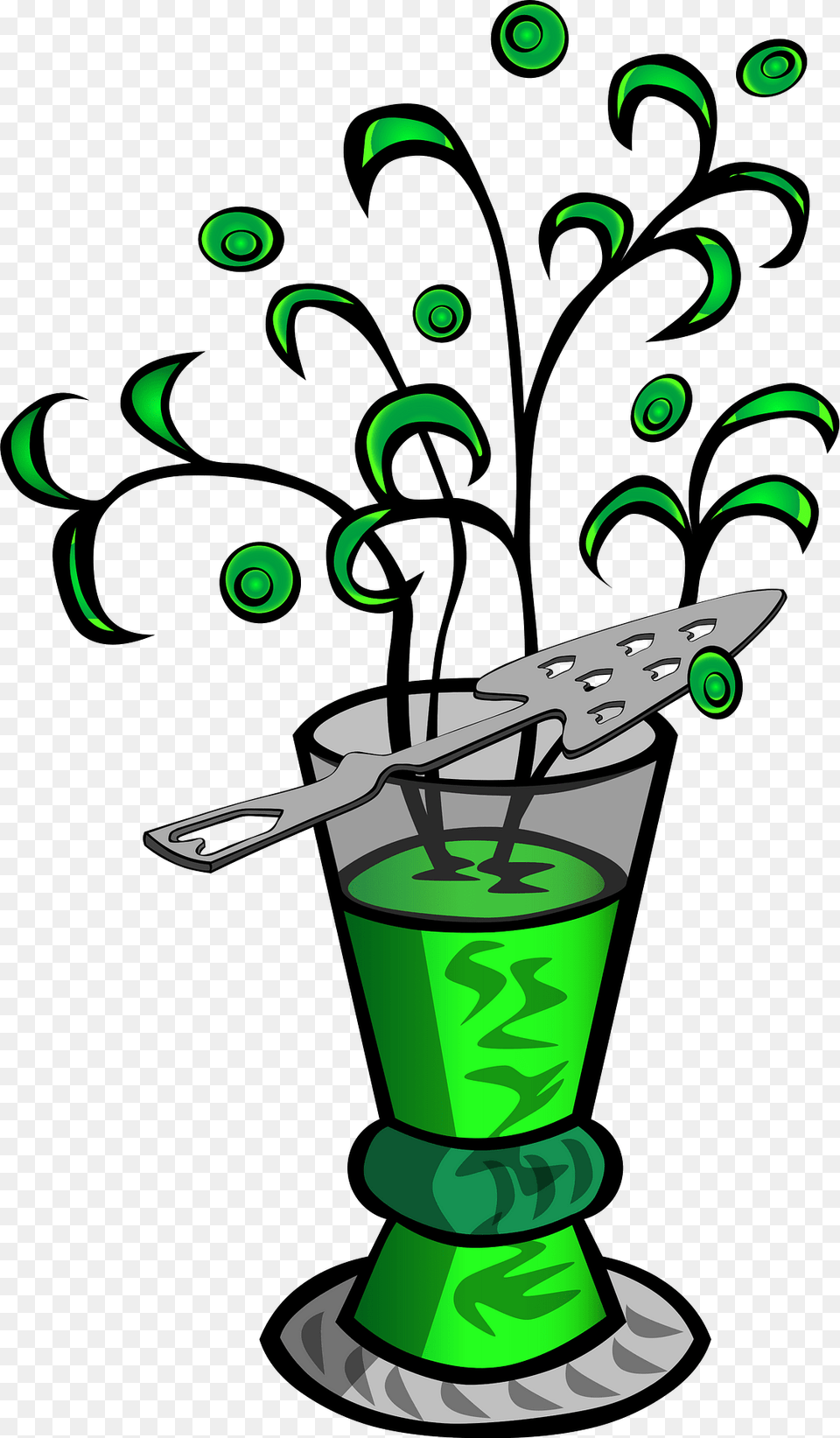 Plants Clipart, Absinthe, Liquor, Green, Glass Free Png