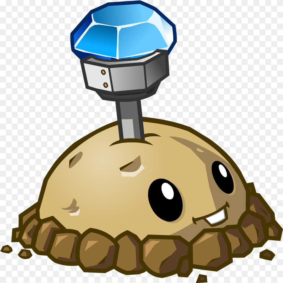 Plants Clipart Potatoe Plants Vs Zombies Bomb, Device, Grass, Lawn, Lawn Mower Free Transparent Png