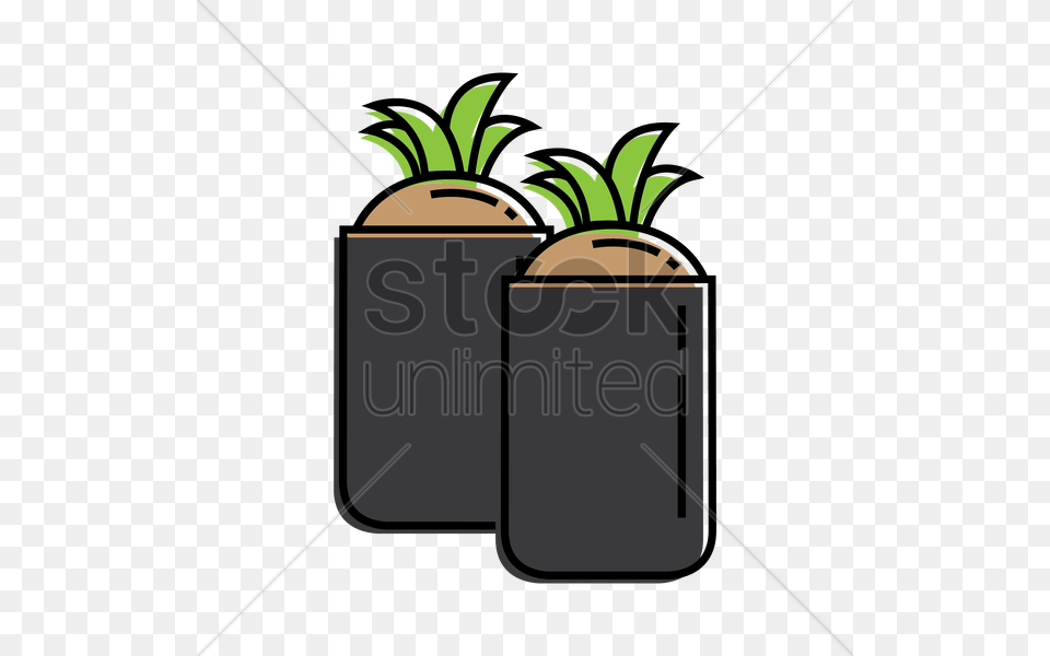 Plants In Planter Bags Vector, Jar, Plant, Potted Plant, Pottery Png Image