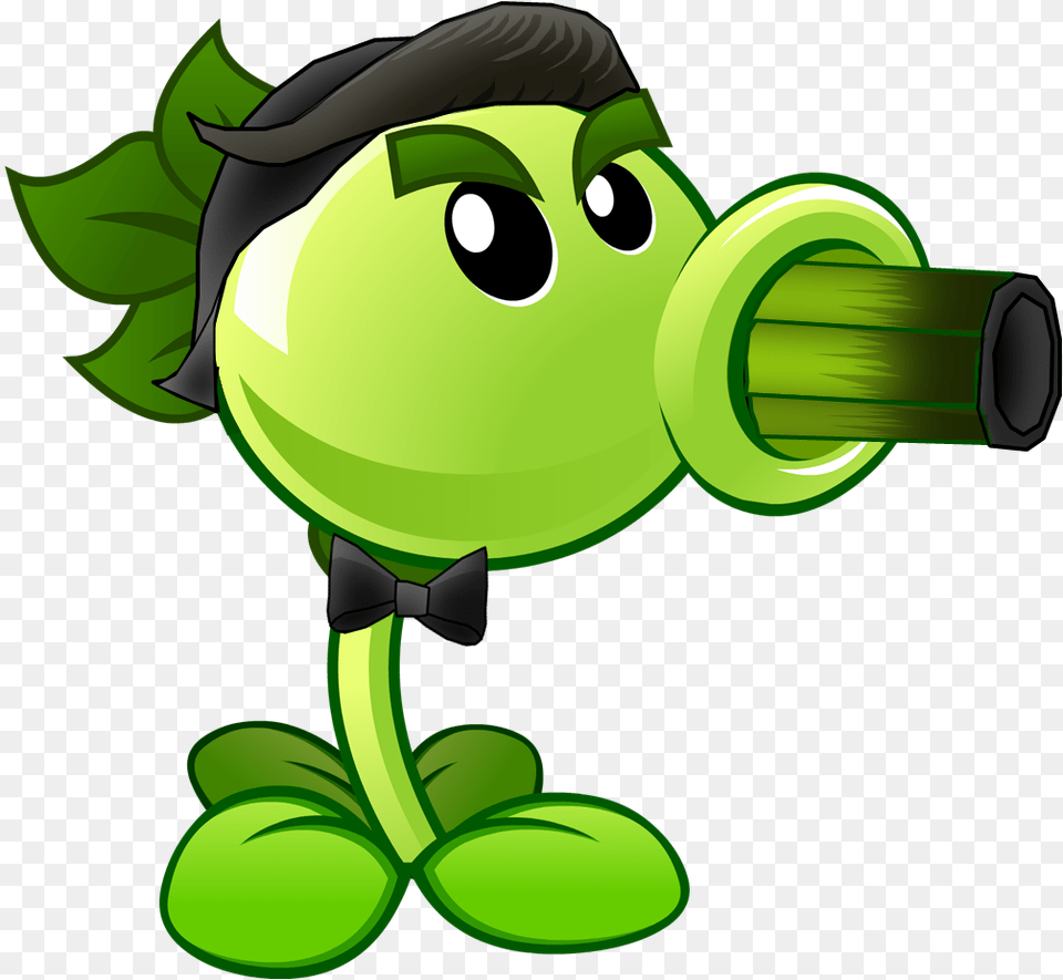 Plants Plants Vs Zombies Plasma Peashooter, Green, Tape, Face, Head Free Png