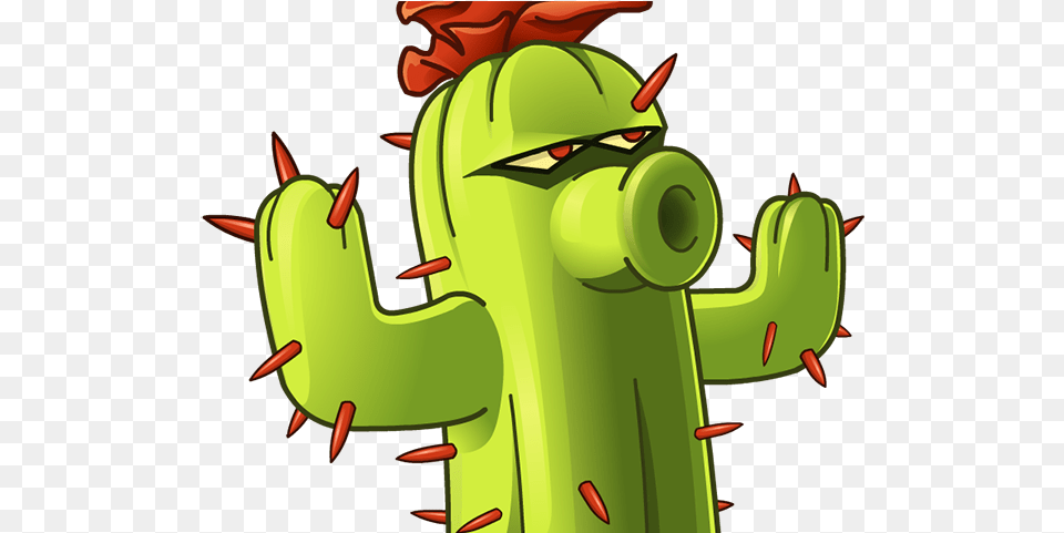 Plants Vs Zombies Clipart Cartoon Plantas Versus Zombies Cactus, Plant Free Transparent Png