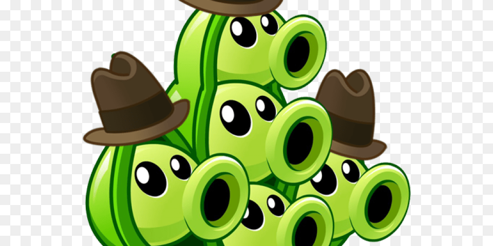 Plants Vs Zombies Clipart Pea Pod, Clothing, Green, Hat, Art Png Image