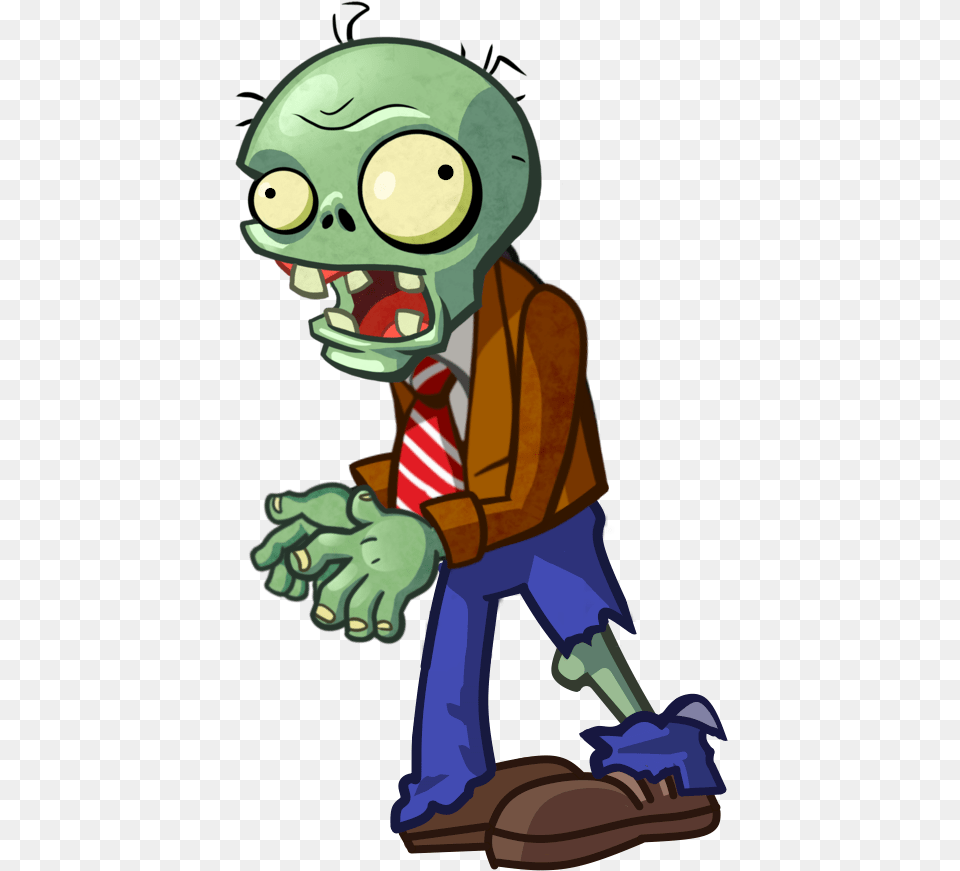Plants Vs Zombies Clipart Zombie King Plants Vs Zombies Fighter, Cartoon, Baby, Person Free Png