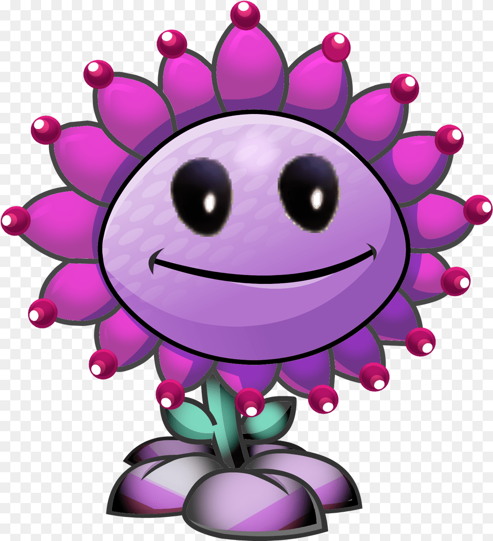 Plants Vs Zombies Garden Warfare 2 Bp Flower Logo Golden Ratio, Purple, Art, Graphics, Smoke Pipe Free Png Download