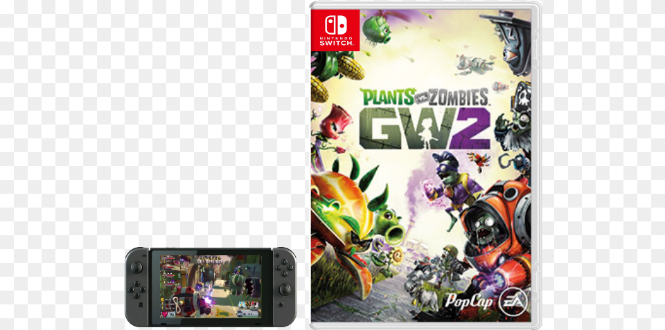 Plants Vs Zombies Garden Warfare 2 Switch And Plants Vs Zombies Switch, Person, Art, Book, Collage Free Png