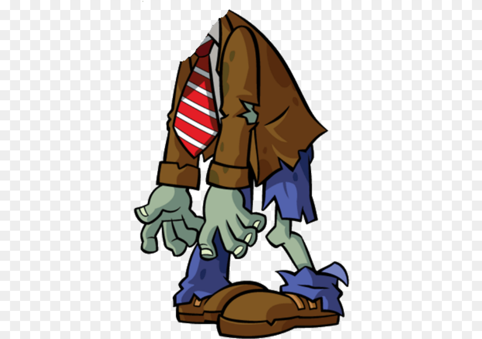 Plants Vs Zombies Pvz 2 Conehead Zombie, Person, Formal Wear, Accessories, Tie Free Png