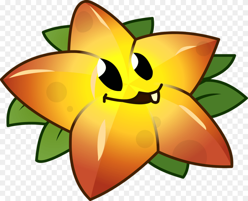 Plants Vs Zombies Starfruit, Flower, Petal, Plant Free Transparent Png