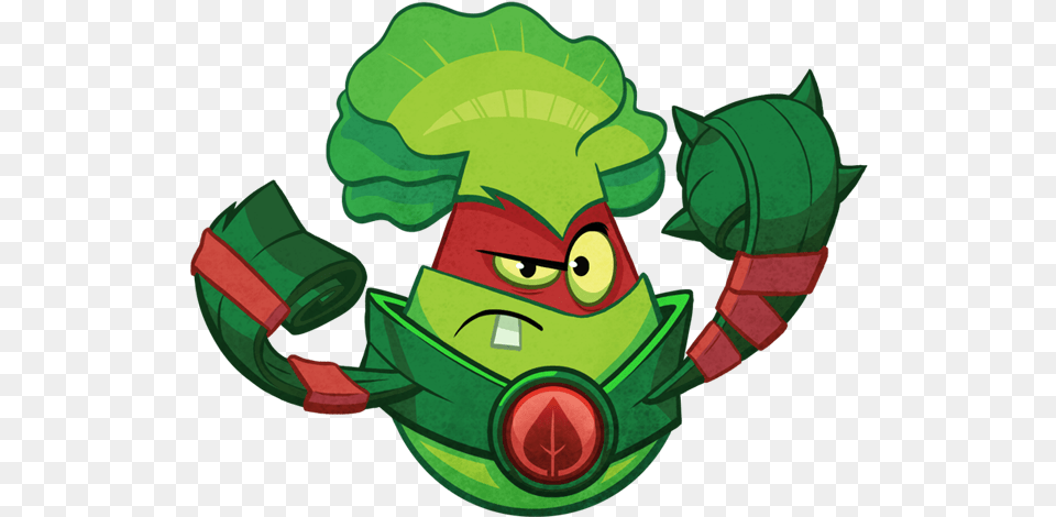Plants Vs Zombies Stickers Messages Sticker 6 Pvz Heroes Grass Knuckles, Green, Tape Png