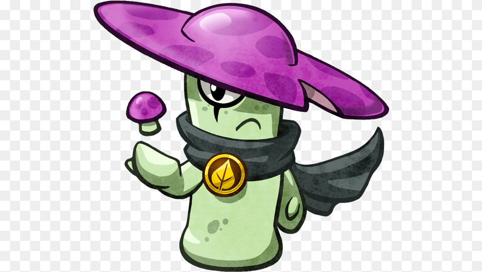 Plants Vs Zombies Stickers Messages Sticker 7 Plants Vs Zombies 2 Nightcap, Clothing, Hat, Purple, Animal Free Png Download
