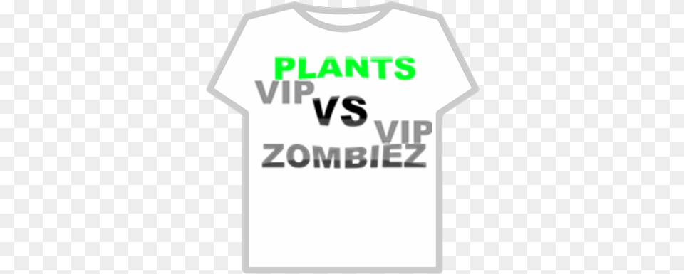 Plants Vs Zombies Vip 2007 Shirts On Roblox, Clothing, Shirt, T-shirt Free Png Download