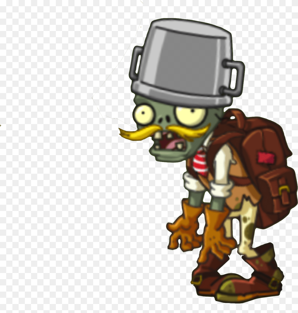 Plants Vs Zombies Zombie Head For Kids Adventurer Buckethead Zombie, Baby, Person Png