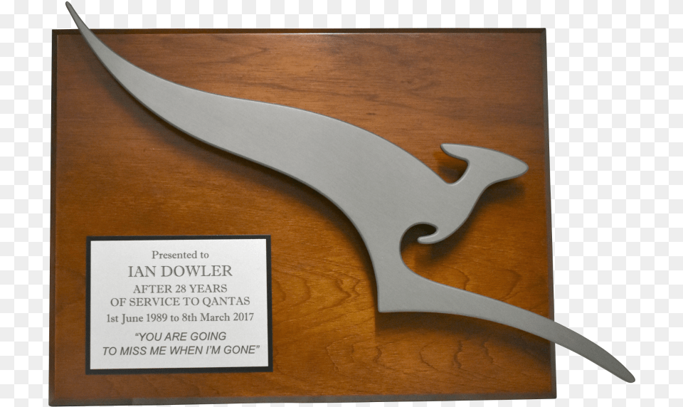 Plaque Retirement Plywood, Blade, Dagger, Knife, Weapon Free Png Download