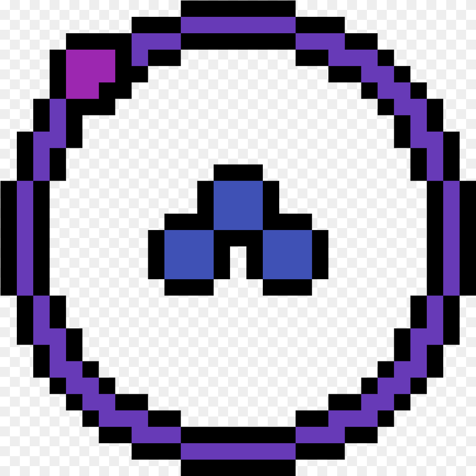 Plasma Ball Planet Pixel Art, Purple Png Image