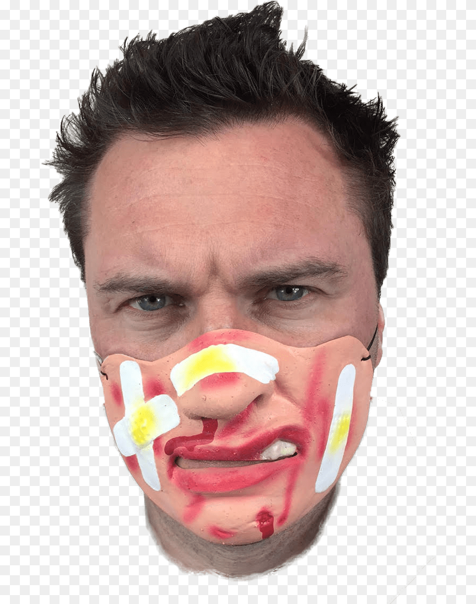 Plaster Half Face Face, Head, Person, Photography, Portrait Png