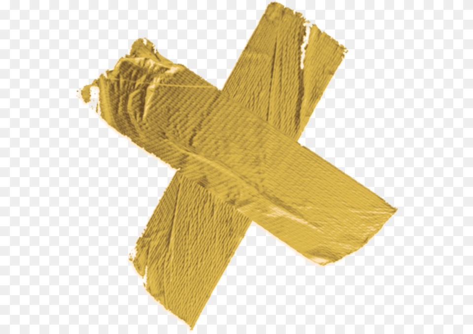 Plaster Paste Tape Tapes Ftestickers Cross Wrong Cross, Symbol, Gold Free Transparent Png