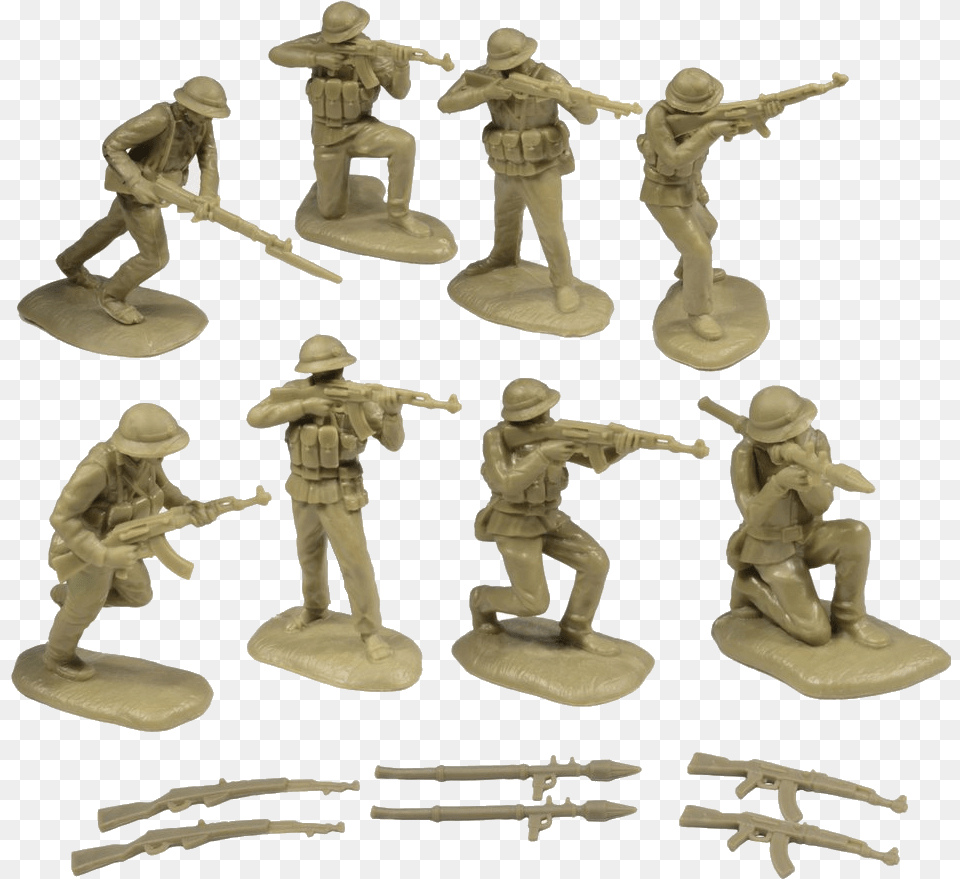 Plastic Army Men Vietnam Nva Armies In Plastic, Adult, Baby, Male, Man Png