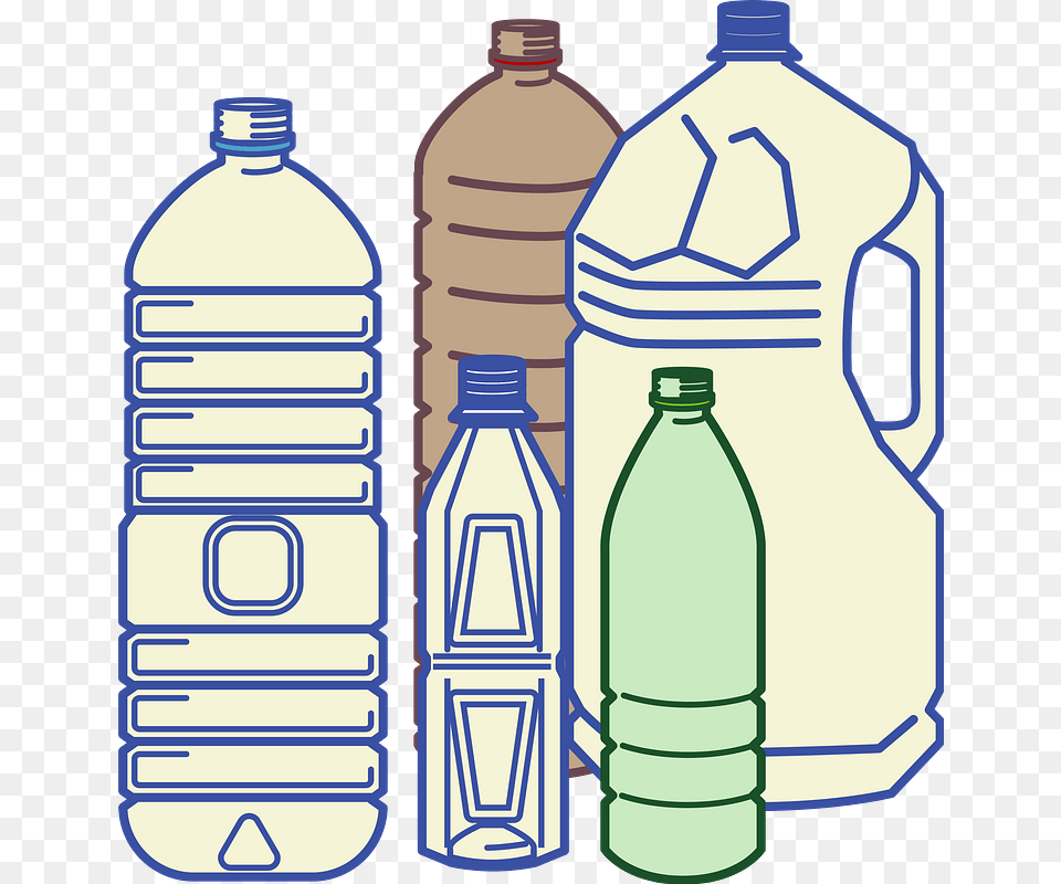 Plastic Bottle Clipart, Water Bottle, Beverage, Mineral Water Png