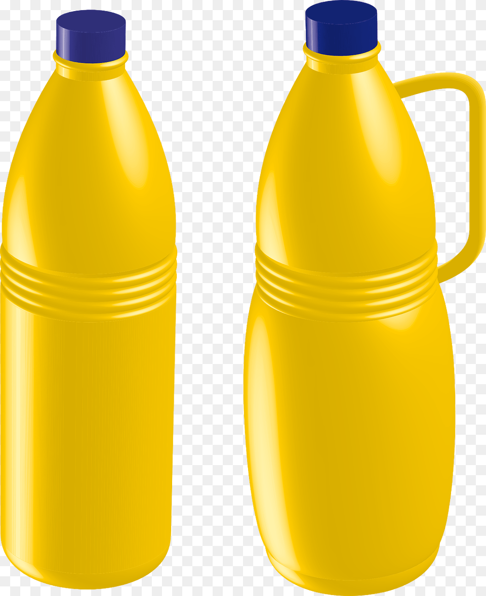 Plastic Bottle Vector Botellas De Plastico Amarillo, Jug, Shaker, Beverage, Juice Png Image