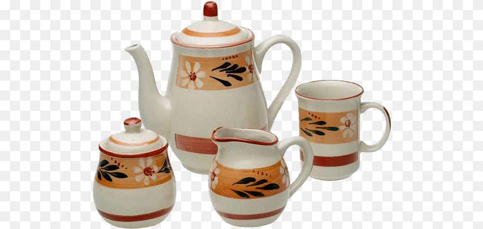 Plastic Crockery Tea Cup Set, Art, Cookware, Porcelain, Pot Free Png Download