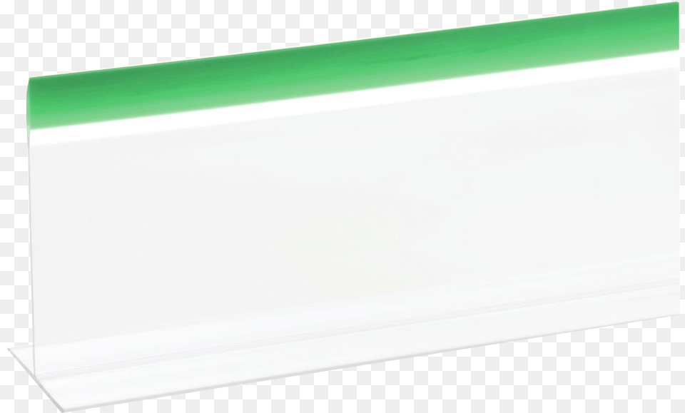 Plastic Divider Clear With Green Trim Construction Paper, White Board Free Png Download