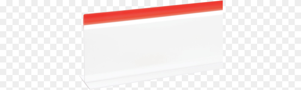 Plastic Divider Clear With Red Trim 3quot Bench, File, White Board Free Png Download