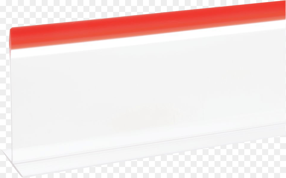 Plastic Divider White With Red Trim, White Board, File Free Png Download