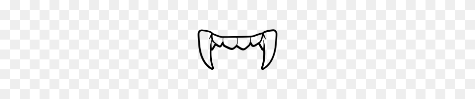 Plastic Fangs Icons Noun Project, Gray Png